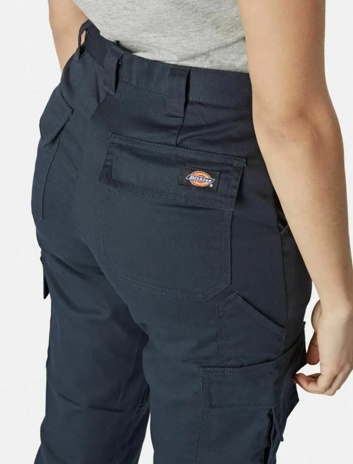 Women Trousers Dickies Women039s Everyday Flex Trousers Navy Blue