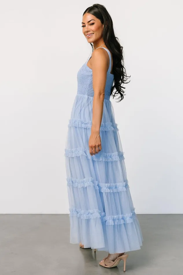 Women Tulle Styles Baltic Born Constance Tulle Maxi Dress Light Blue Women Tulle Styles Baltic Born Constance Tulle Maxi Dress Light Blue