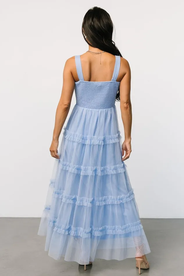 Women Tulle Styles Baltic Born Constance Tulle Maxi Dress Light Blue Women Tulle Styles Baltic Born Constance Tulle Maxi Dress Light Blue