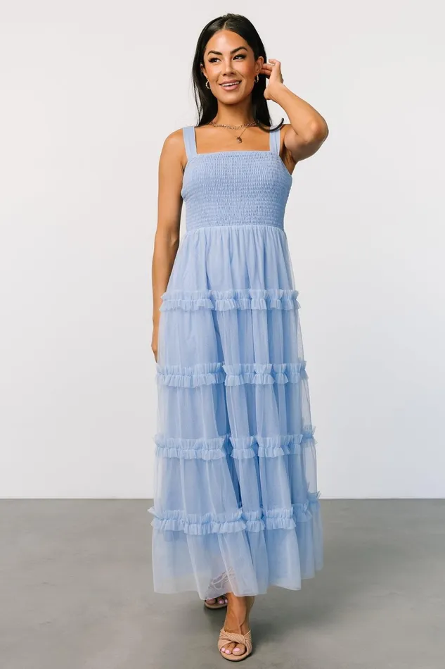 Women Tulle Styles Baltic Born Constance Tulle Maxi Dress Light Blue Women Tulle Styles Baltic Born Constance Tulle Maxi Dress Light Blue