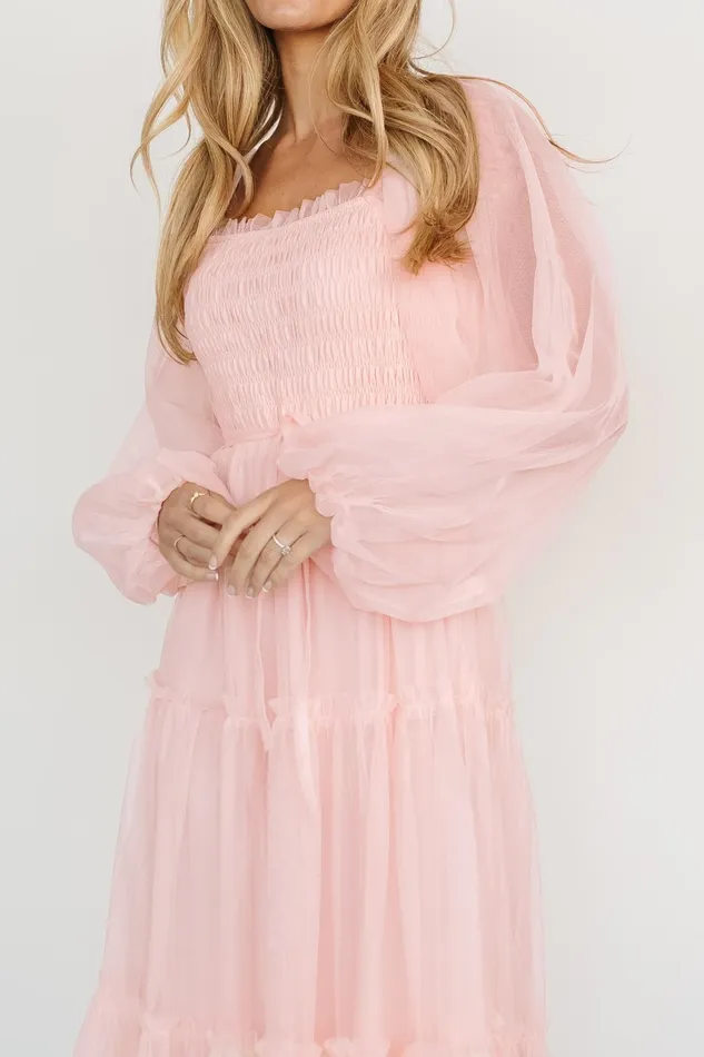 Women Tulle Styles Baltic Born Katrina Tulle Maxi Dress Pale Blush