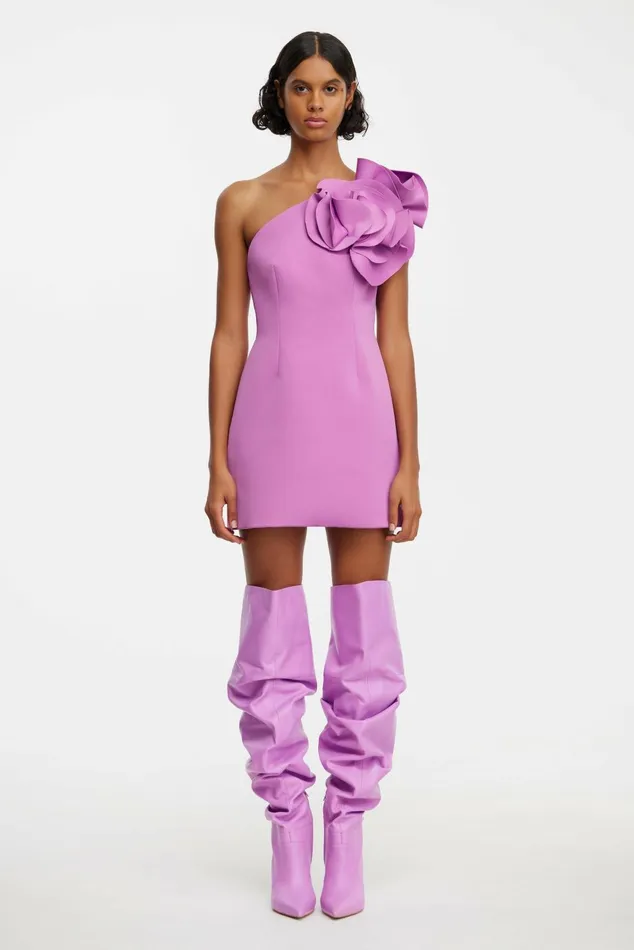 Women TURFLEA MINI DRESS Mulberry Acler Mini Dresses