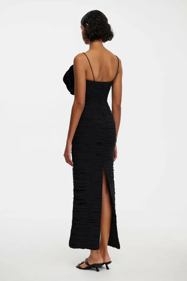Women WALSWORTH MIDI DRESS Black Acler Midi Dresses