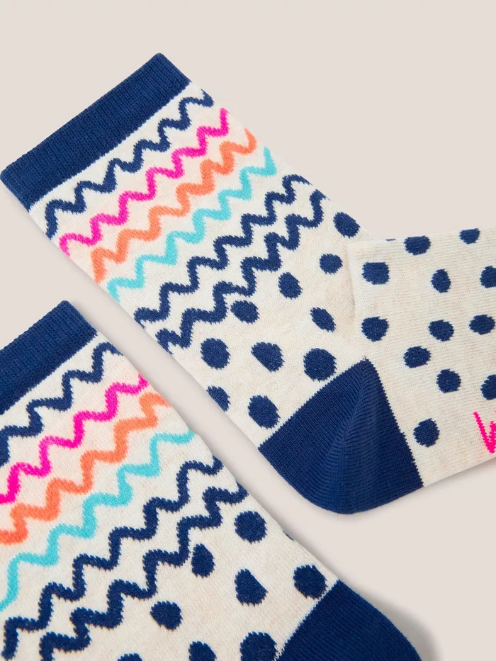 Women White Stuff Accessories Squiggle Ankle Socks Women White Stuff Accessories Squiggle Ankle Socks