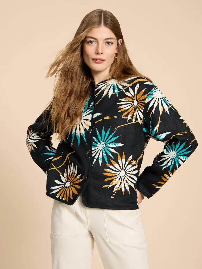Women White Stuff Clothing Adele Reversible Linen Jacket