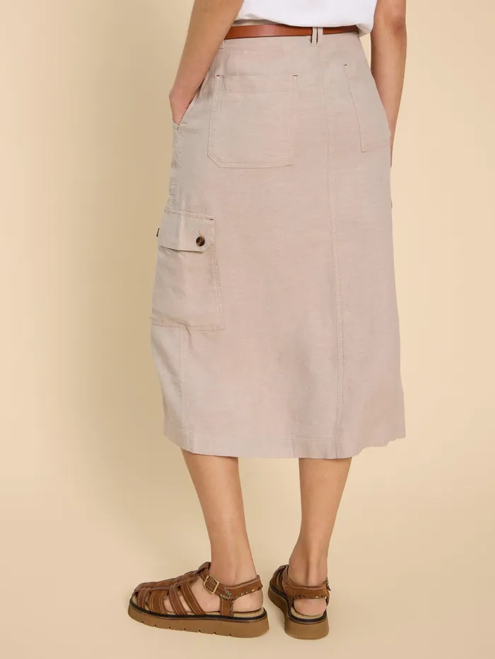 Women White Stuff Clothing Arabella Linen Blend Skirt Women White Stuff Clothing Arabella Linen Blend Skirt