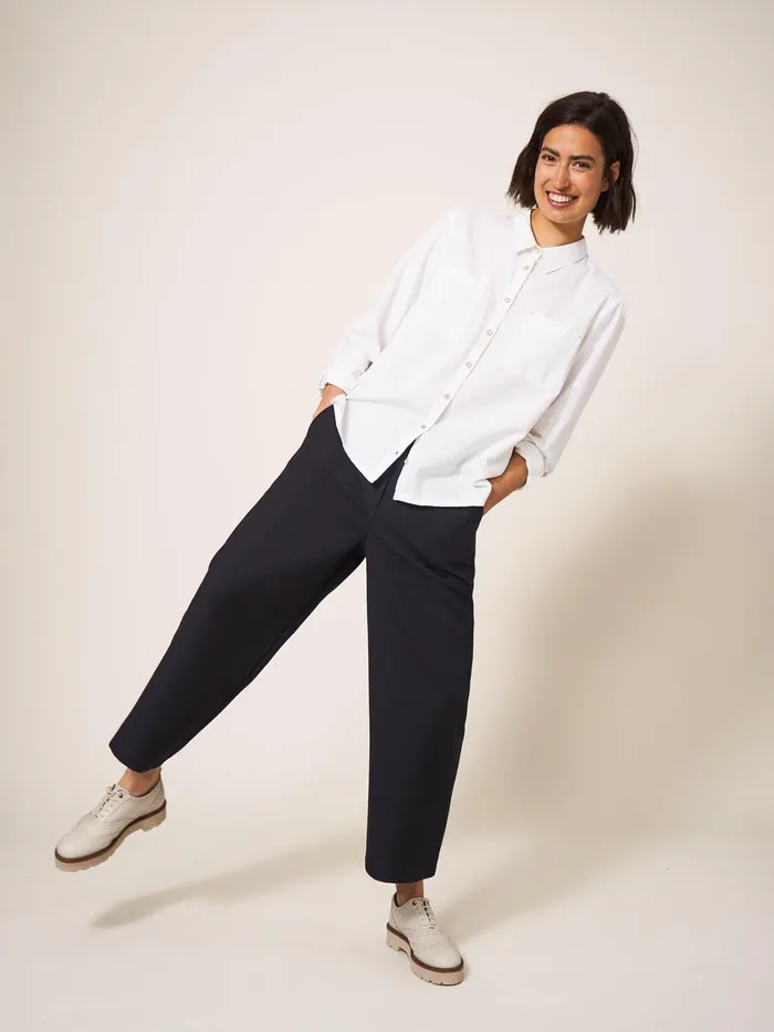 Women White Stuff Clothing Belle Wide Leg Cropped Trouser