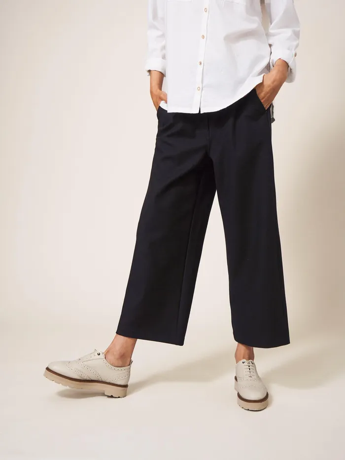 Women White Stuff Clothing Belle Wide Leg Cropped Trouser