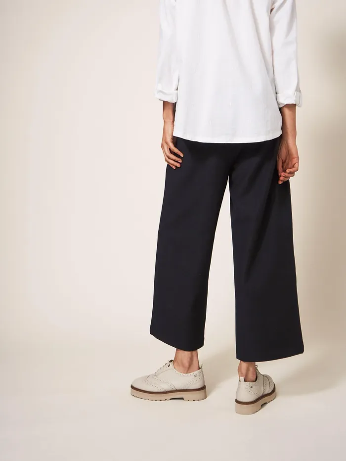 Women White Stuff Clothing Belle Wide Leg Cropped Trouser