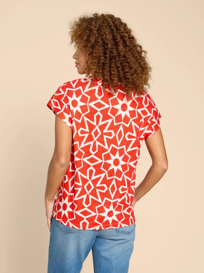 Women White Stuff Clothing IVY LINEN TEE Women White Stuff Clothing IVY LINEN TEE