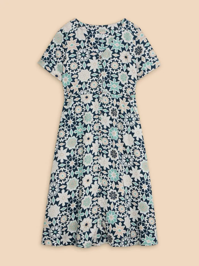 Women White Stuff Clothing Ivy Linen V Neck Midi Dress