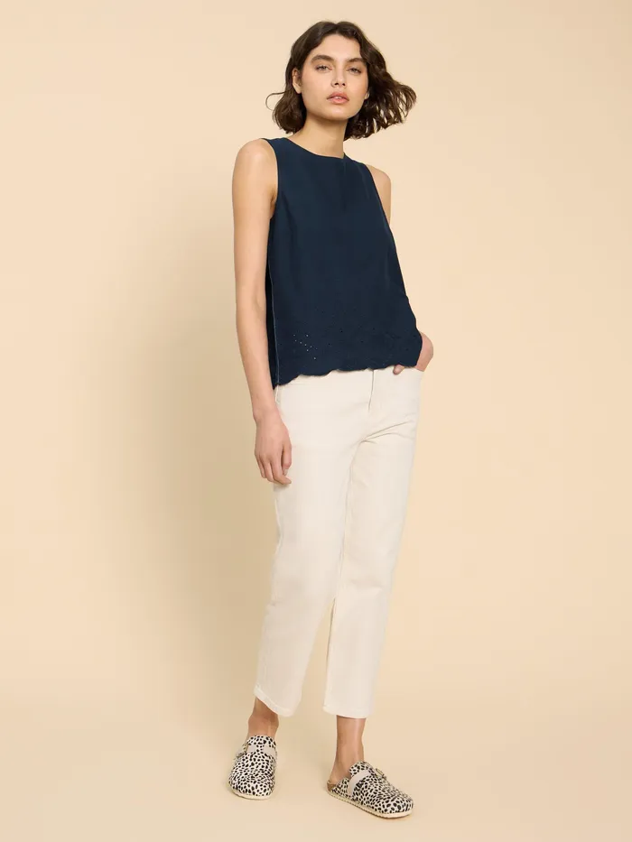 Women White Stuff Clothing SILVIA CUT OUT VEST Women White Stuff Clothing SILVIA CUT OUT VEST