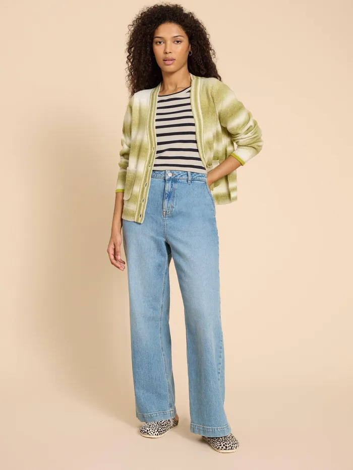 Women White Stuff Clothing STRIPE PUFF SLEEVE Women White Stuff Clothing STRIPE PUFF SLEEVE