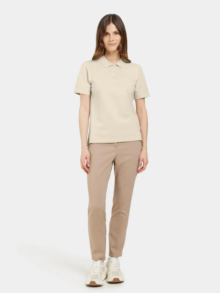 Women Wivi Polo Light Beige Didriksons TShirts