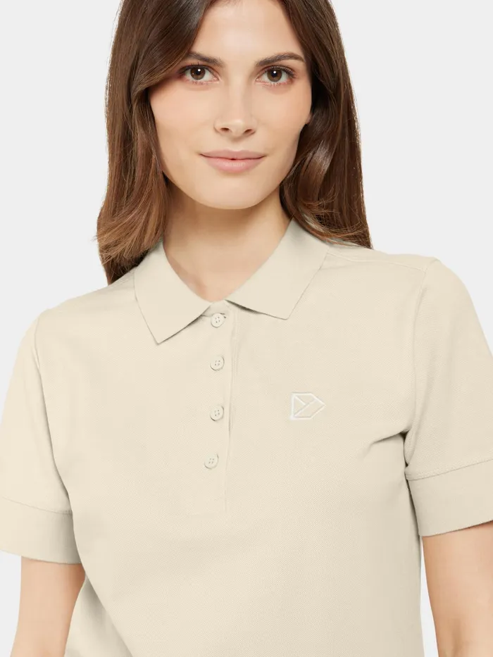 Women Wivi Polo Light Beige Didriksons TShirts