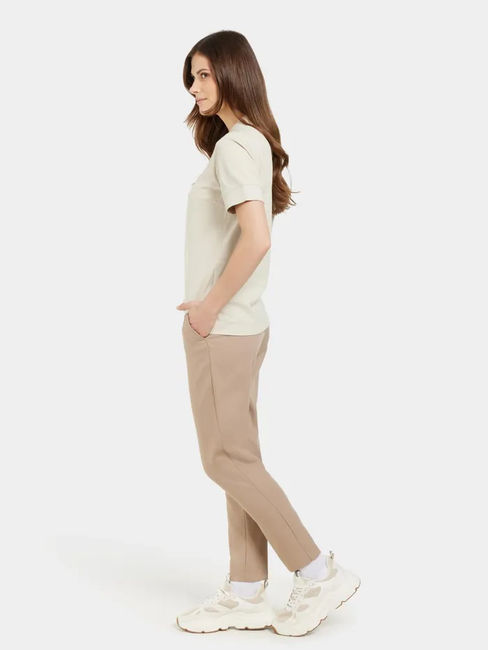 Women Wivi Polo Light Beige Didriksons TShirts