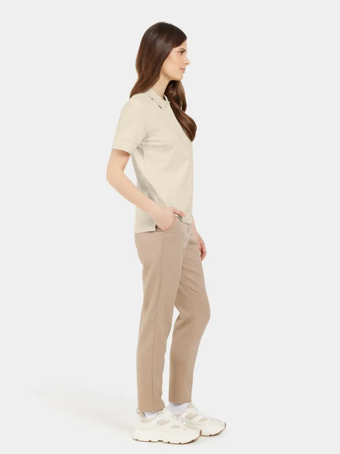 Women Wivi Polo Light Beige Didriksons TShirts