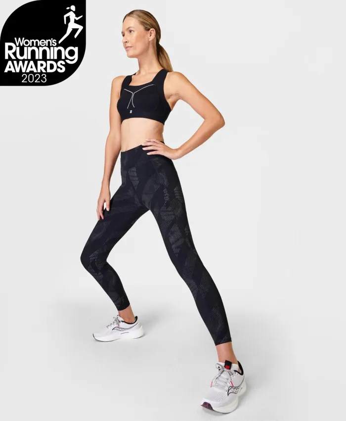 Women Zero Gravity 78 Reflective Running Leggings Black Strobe Reflective Print Sweaty Betty Pocketed Women Zero Gravity 78 Reflective Running Leggings Black Strobe Reflective Print Sweaty Betty Pocketed