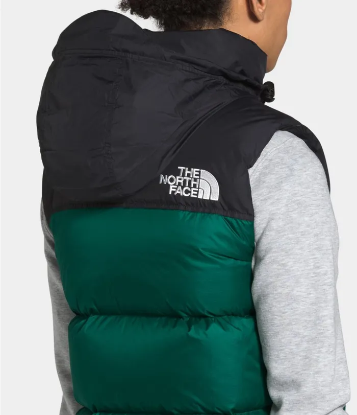 Womens 1996 Retro Nuptse Vest Evergreen The North Face Insulated and Down Jackets