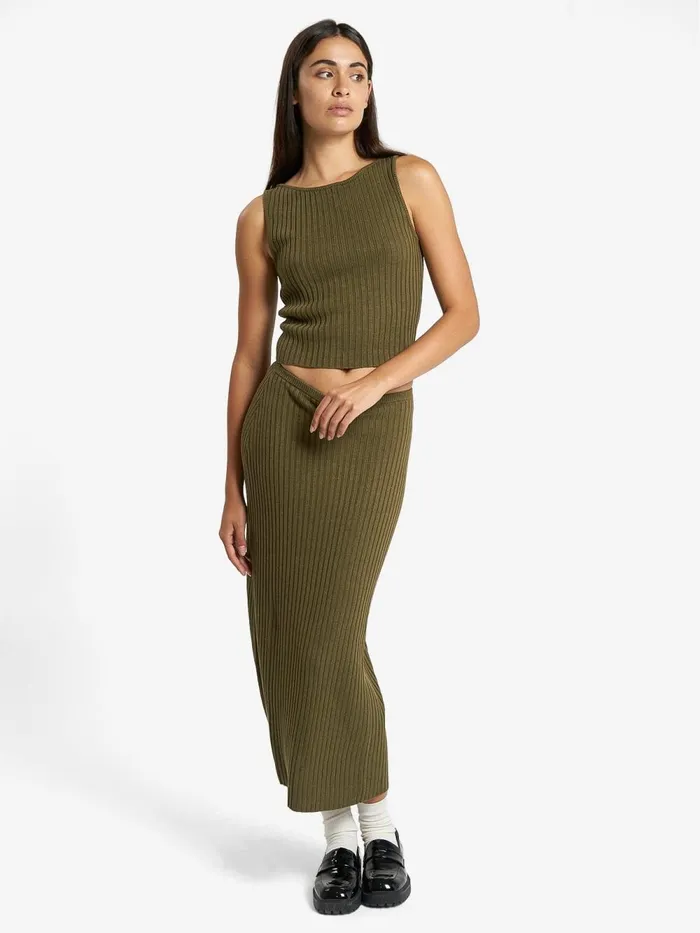 Womens Bronte Knit Skirt Tarmac Thrills Skirts