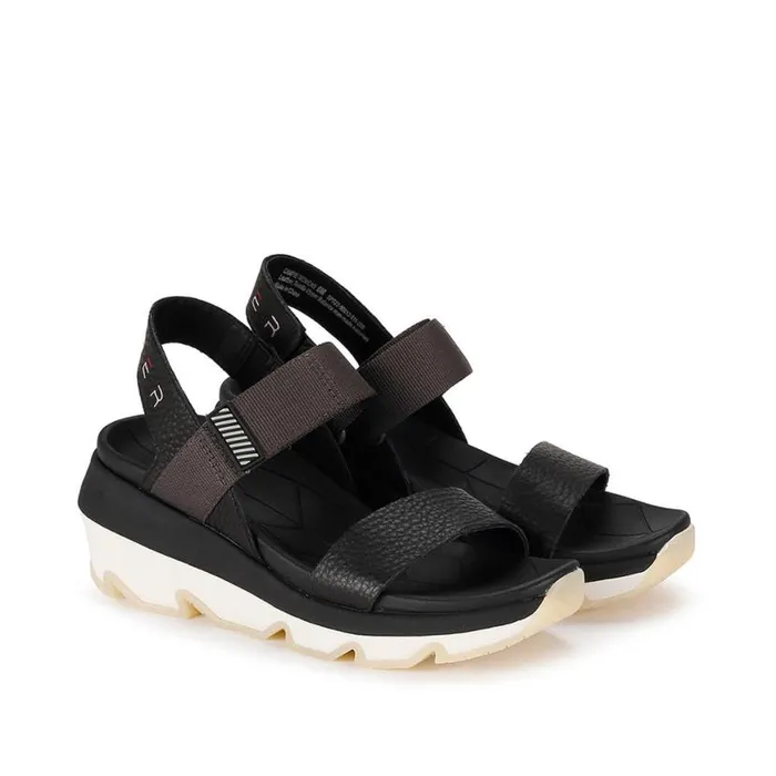 Womens Campie Black Spyder Sandals