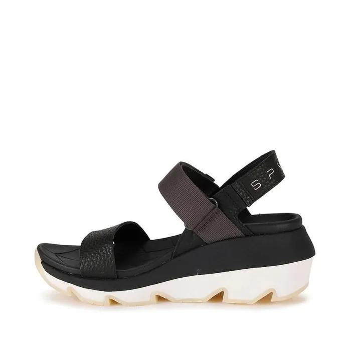 Womens Campie Black Spyder Sandals