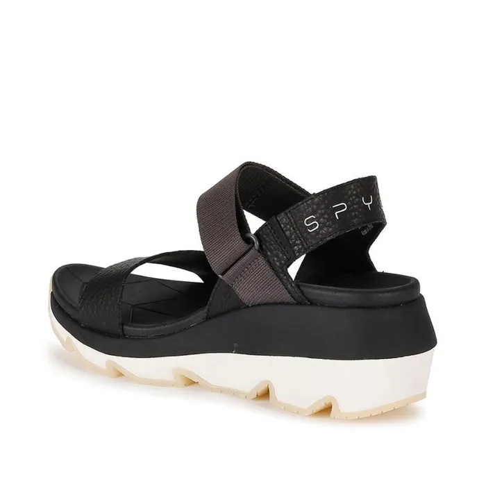 Womens Campie Black Spyder Sandals