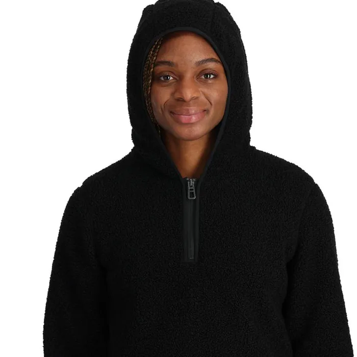 Womens Cloud Fleece Black Spyder Fleece