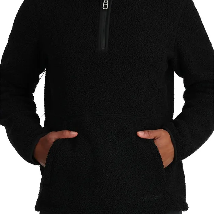 Womens Cloud Fleece Black Spyder Fleece