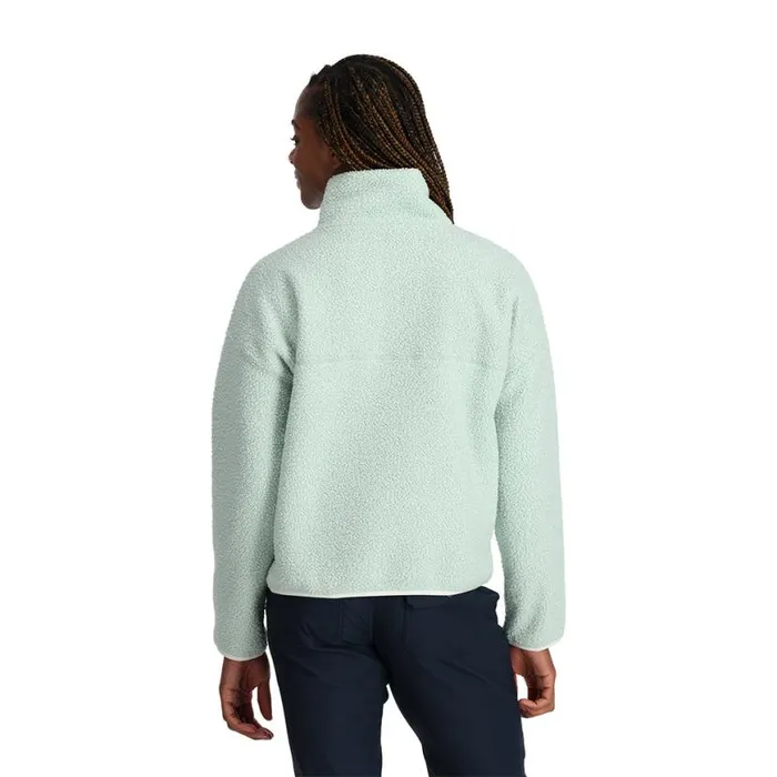 Womens Cloud Pullover Wintergreen Spyder Fleece