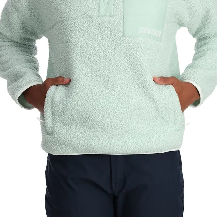 Womens Cloud Pullover Wintergreen Spyder Fleece