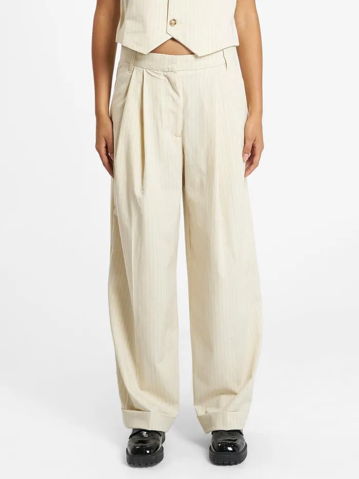 Womens Giovanna Trouser Milk Thrills Pants