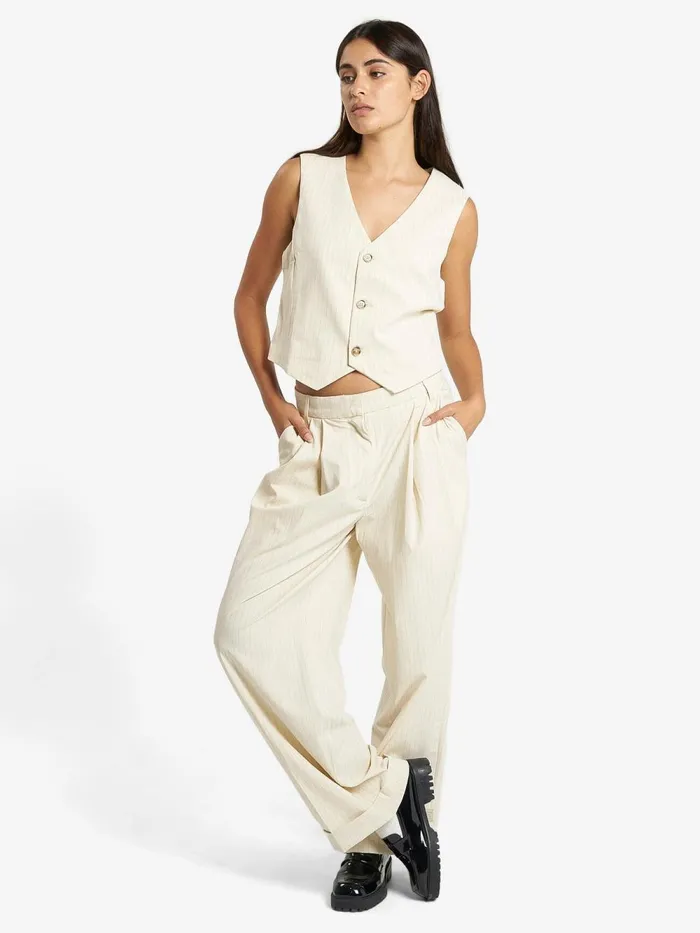 Womens Giovanna Trouser Milk Thrills Pants