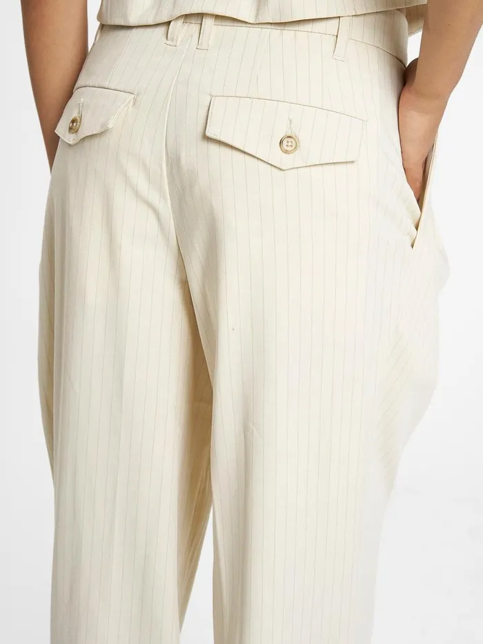 Womens Giovanna Trouser Milk Thrills Pants
