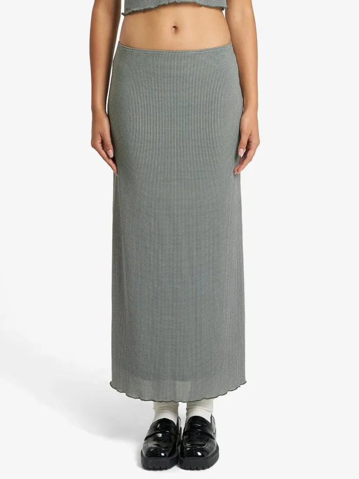 Womens Levitation Mesh Skirt Pistachio Thrills Skirts