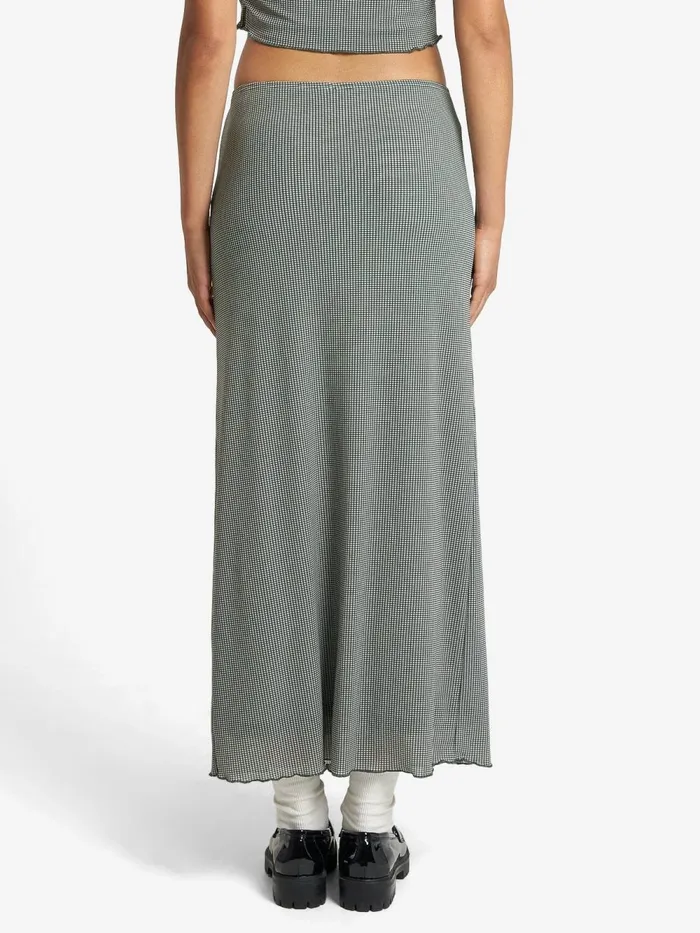 Womens Levitation Mesh Skirt Pistachio Thrills Skirts