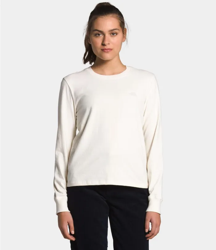 Womens Long Sleeve Berkeley Tee Raw Undyed The North Face Casual Tops