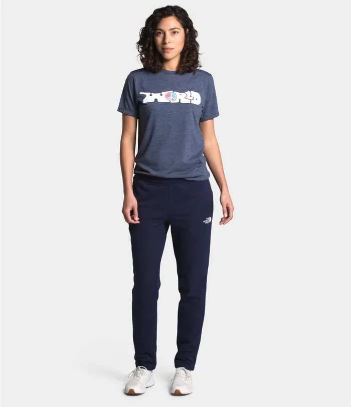 Womens Memory Jog Crop Sweatpant Tnf Navy The North Face Pants