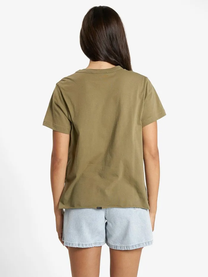 Womens Minimal Relaxed Tee Aloe Thrills Tops and Tees