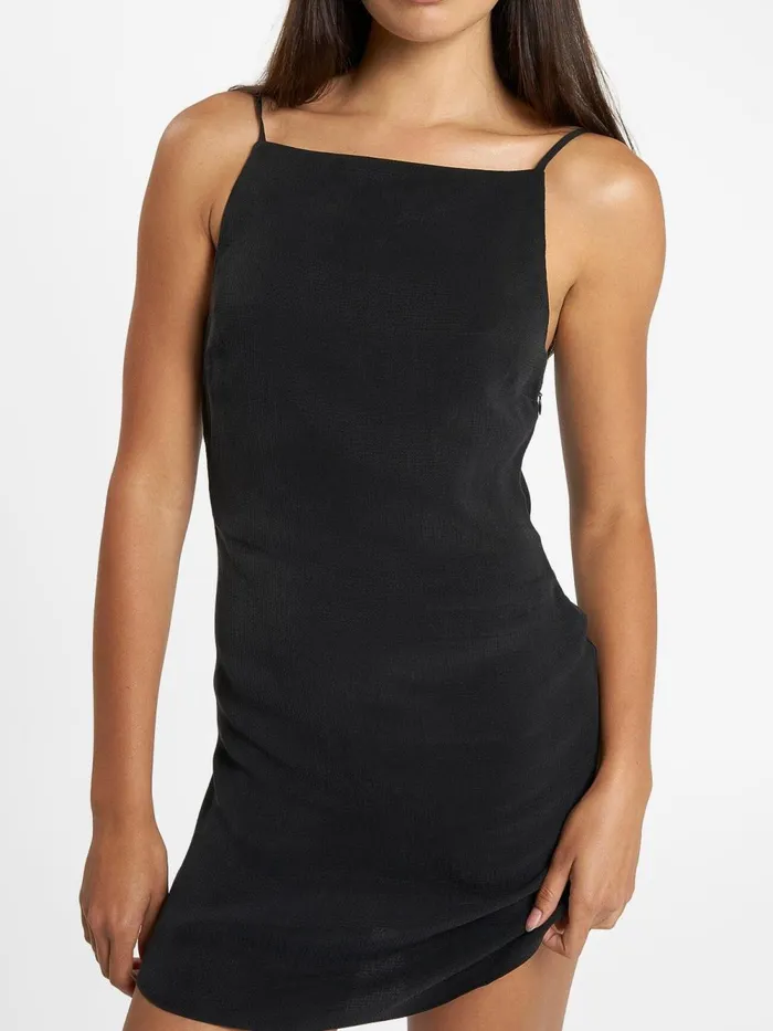 Womens Nerissa Mini Dress Antique Black Thrills Dresses