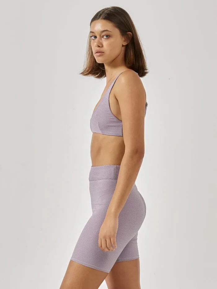 Womens Paradise Code Long Leg Bike Short Storm Grey Thrills Shorts