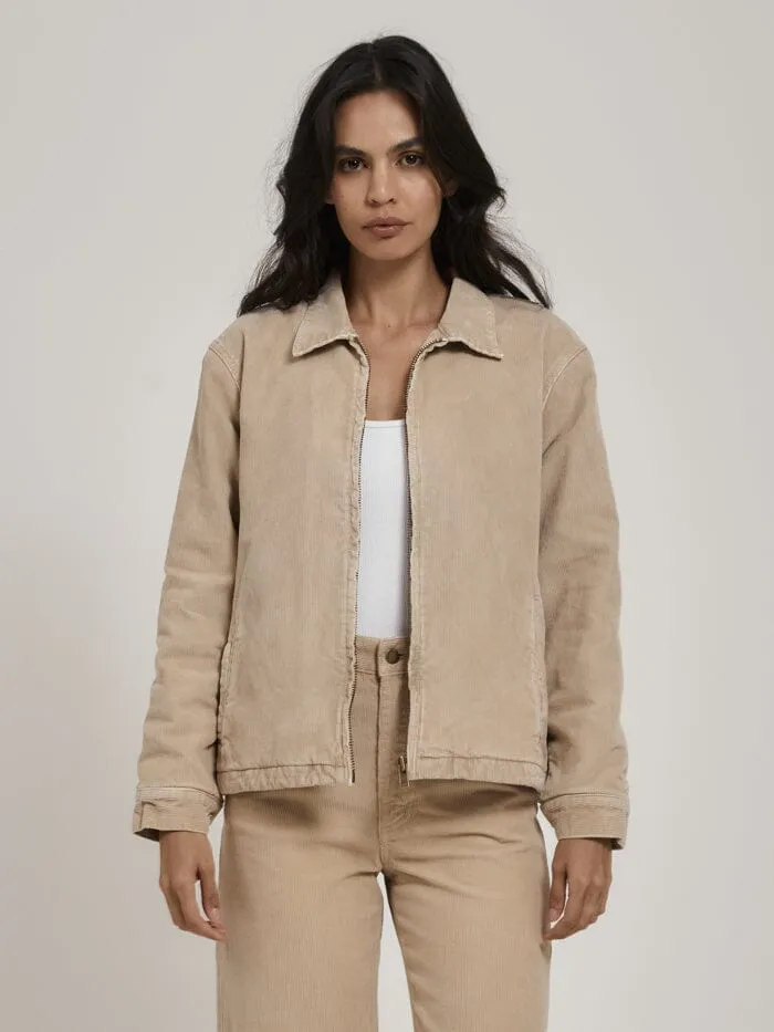 Womens Prairie Maker Cord Jacket Soft Tan Thrills Jackets