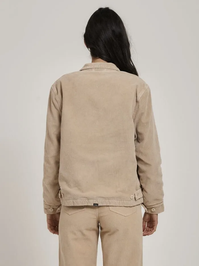 Womens Prairie Maker Cord Jacket Soft Tan Thrills Jackets