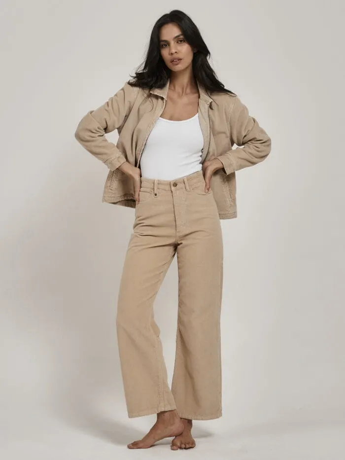 Womens Prairie Maker Cord Jacket Soft Tan Thrills Jackets