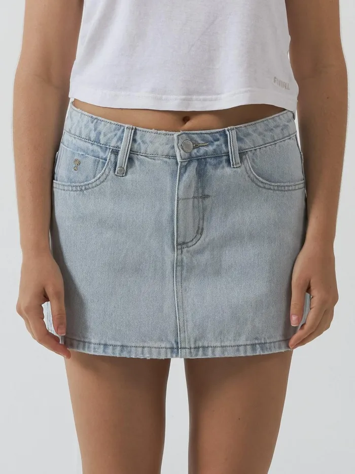 Womens Sophie Skirt Faded Dust Blue Thrills Skirts