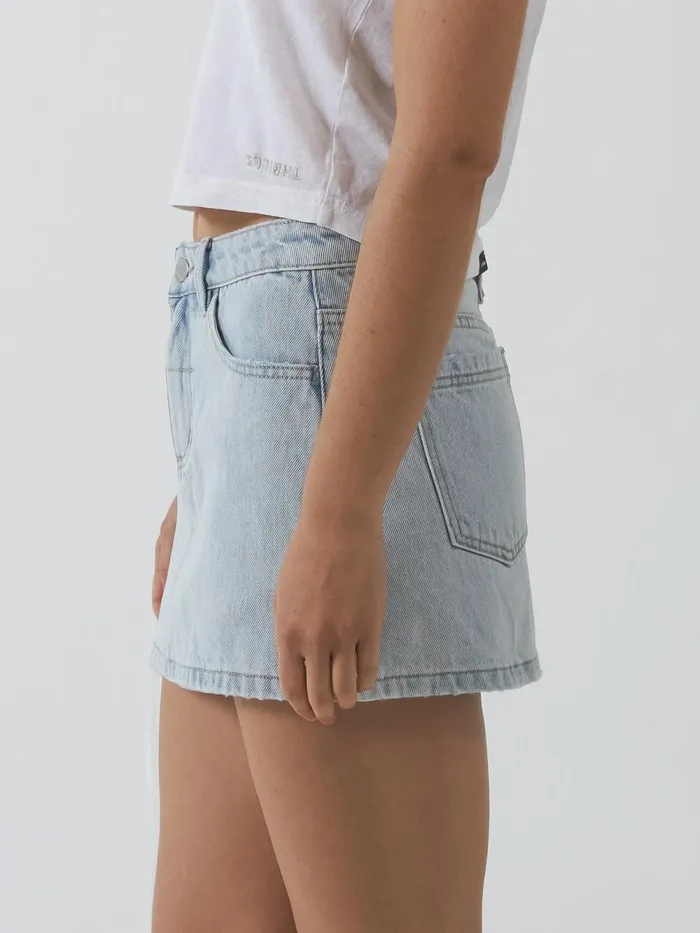 Womens Sophie Skirt Faded Dust Blue Thrills Skirts