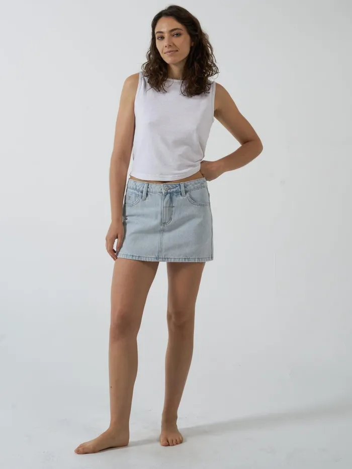 Womens Sophie Skirt Faded Dust Blue Thrills Skirts