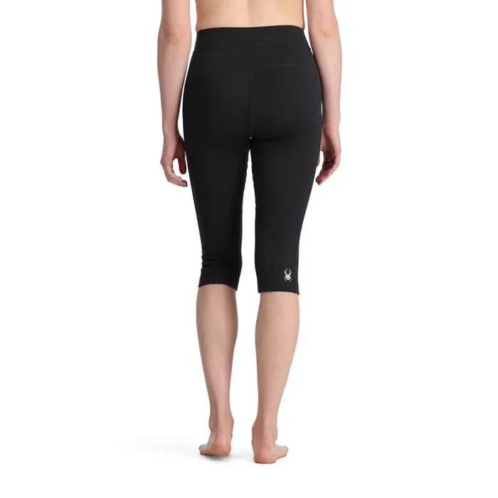 Womens Stretch Charger 34 Pants Black Spyder Layers