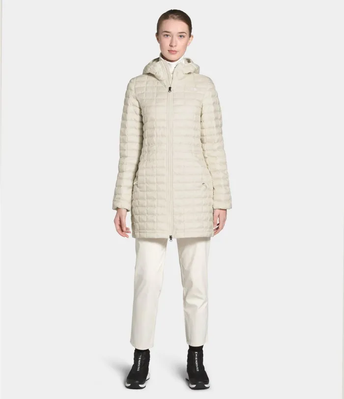Womens ThermoBall Eco Parka Vintage White The North Face Insulated and Down Jackets
