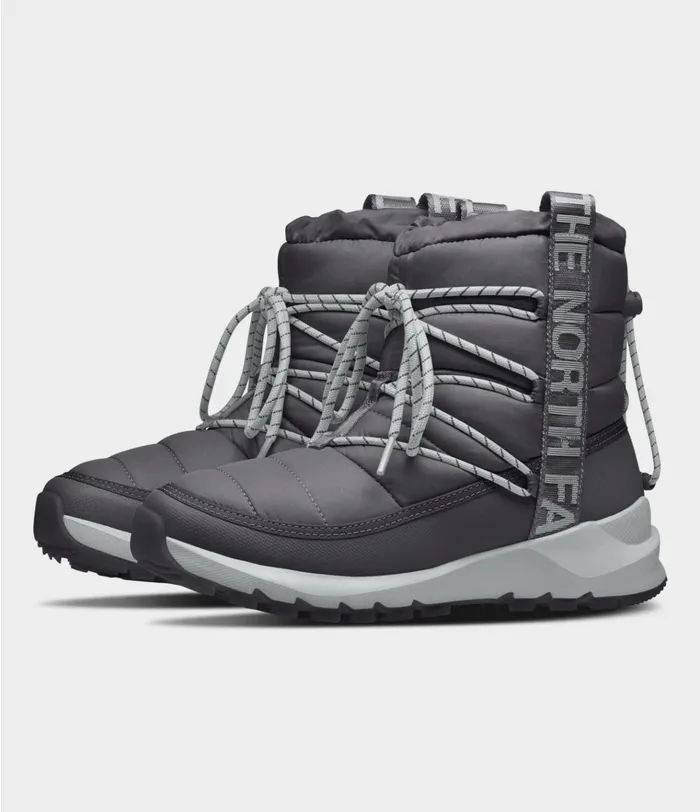 Womens ThermoBall Lace Up Vanadis Greytin Grey The North Face Winter Boots